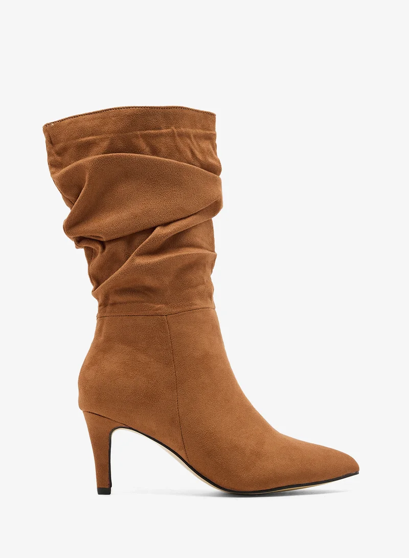 Ginger Pointed Toe Slouched Ankle Boots