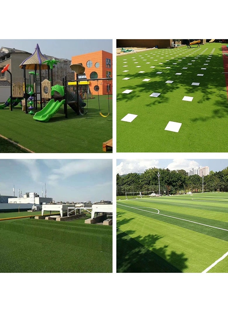 LINGWEI - 2x4 Meter Artificial Grass Carpet Green For Home Outdoor Front Backyards Garden Decoration - Image 1