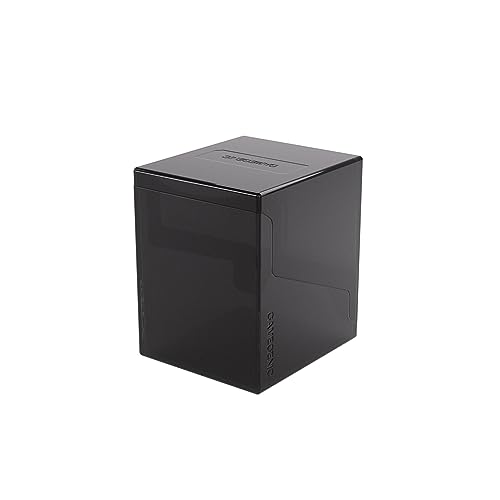 Gamegenic Bastion 100+ XL Deck Box - Compact, Secure, and Perfectly Organized for Your Trading Cards! Safely Protects 100+ Double-Sleeved Cards, Black Color, Made - Image 1