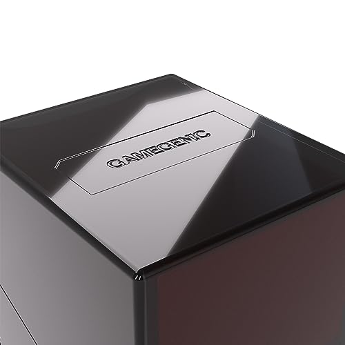 Gamegenic Bastion 100+ XL Deck Box - Compact, Secure, and Perfectly Organized for Your Trading Cards! Safely Protects 100+ Double-Sleeved Cards, Black Color, Made - Image 4