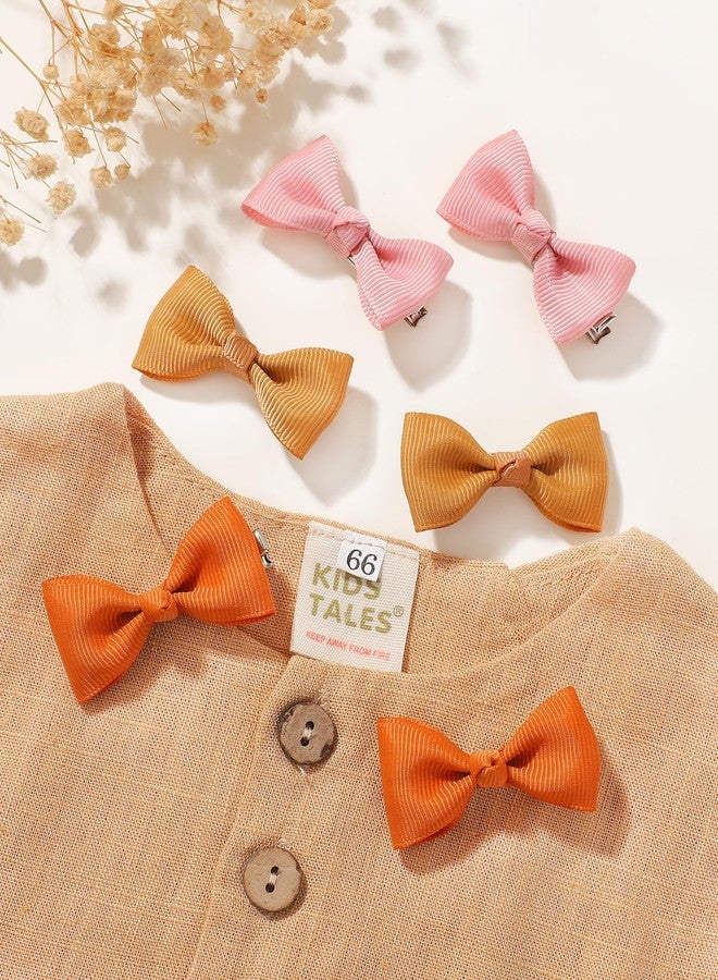 Jollybows Baby Bows Clips 2" Small Toddler Hair Bows 20pcs Mini Infant Barrettes for Babies Fine Hair Alligator Hair Clips in Gift - Image 5