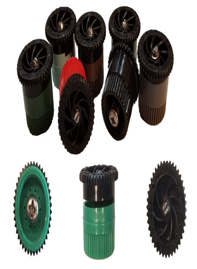 Modtek Replacement Pop UP Sprinkler Heads for RainBird, Hunter, Orbit Pop Up Sprinklers, Sprinkler Color May Vary. (5, 10AN) - Image 1