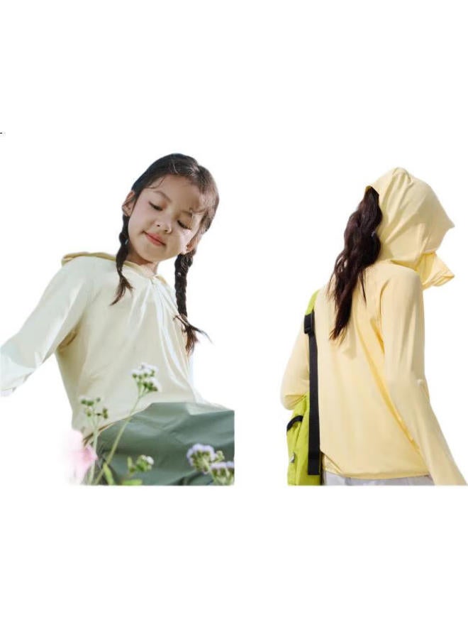 Beneunder Kids Boys Girls Uv Protection Breathable Sunscreen Shirt As984 Light Blue 130 - Image 1