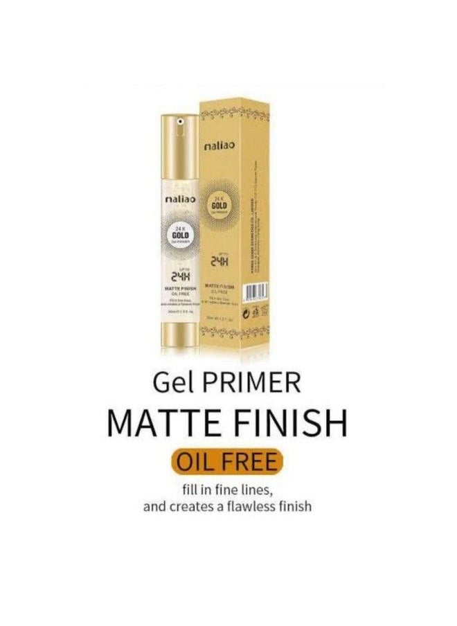 maliao - Gel Base Primer Transparent Gold Crytals 30 Ml - Image 1
