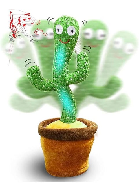 Dancing Cactus Talking Toy and More Than a Song and Record and Read Function for Kids and Adults