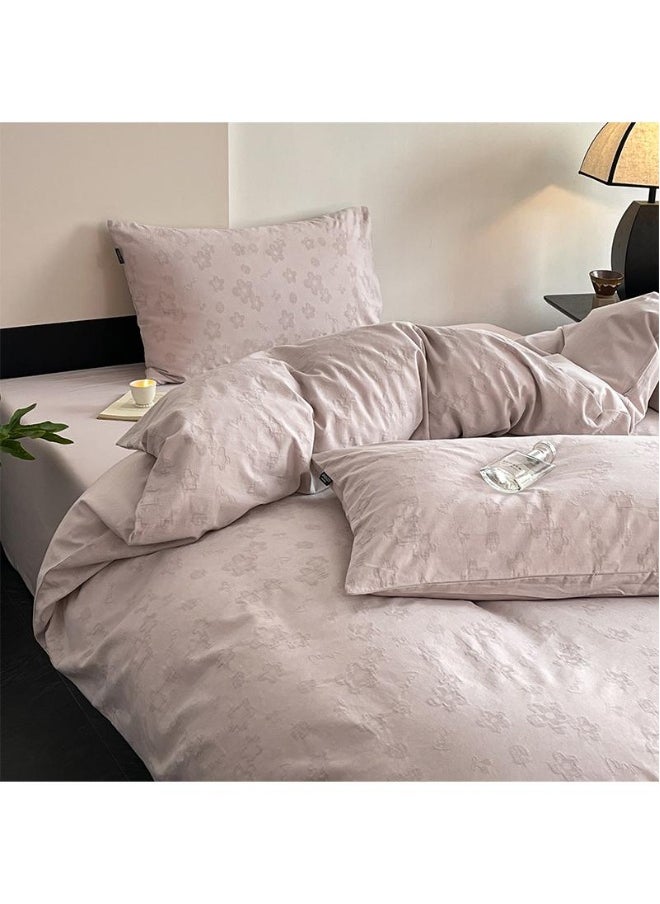 Generic 4-Piece Cotton Comfortable Set Bed Sheet Set Gift Birthday Gift Moving Gift  - Image 1