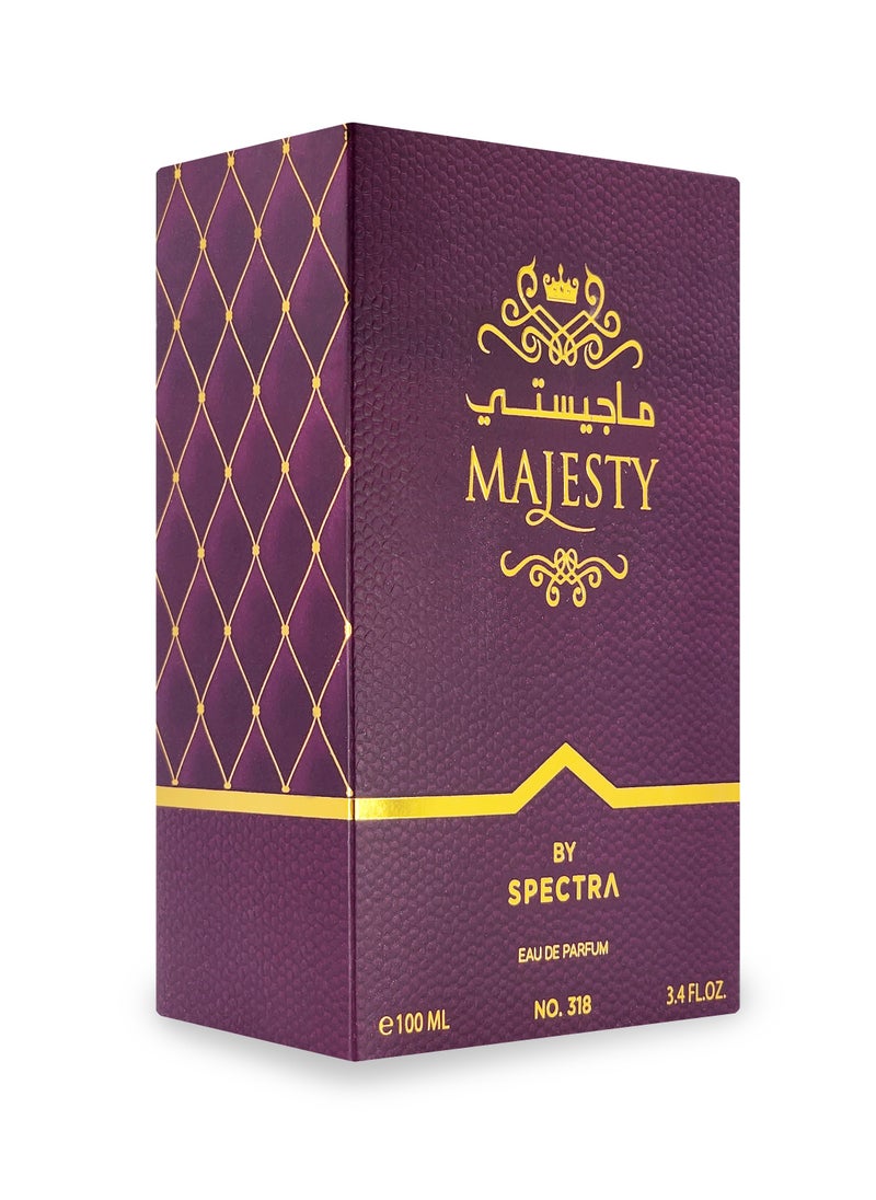 318 Majesty Eau De Parfum For Women – 100ml - pzsku/Z0CF80F86B2B869DB3EB6Z/45/_/1704611035/bf671793-ef34-4753-b179-390eb3f45f4c