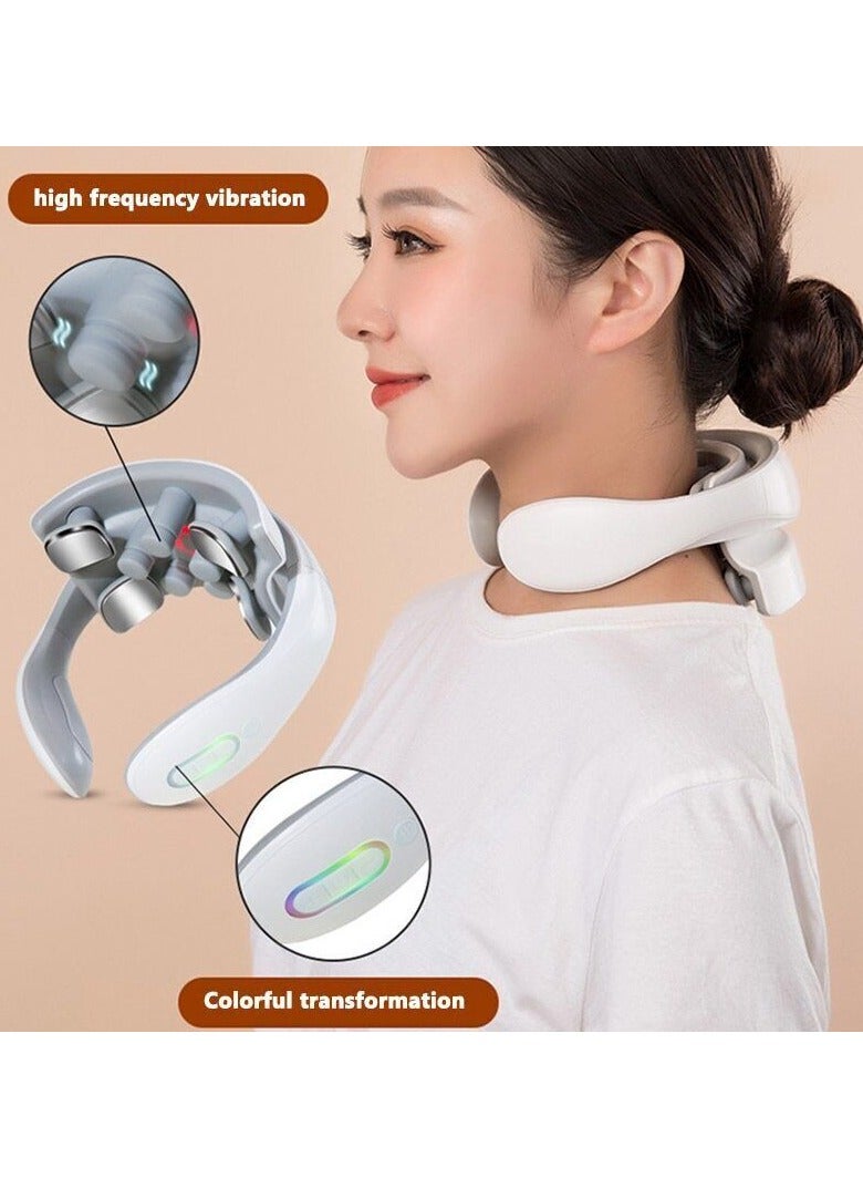 general Cervical spine massager, smart neck massager, pulse heating physiotherapy device, cervical spine massager, shoulder and neck protection device - Image 5