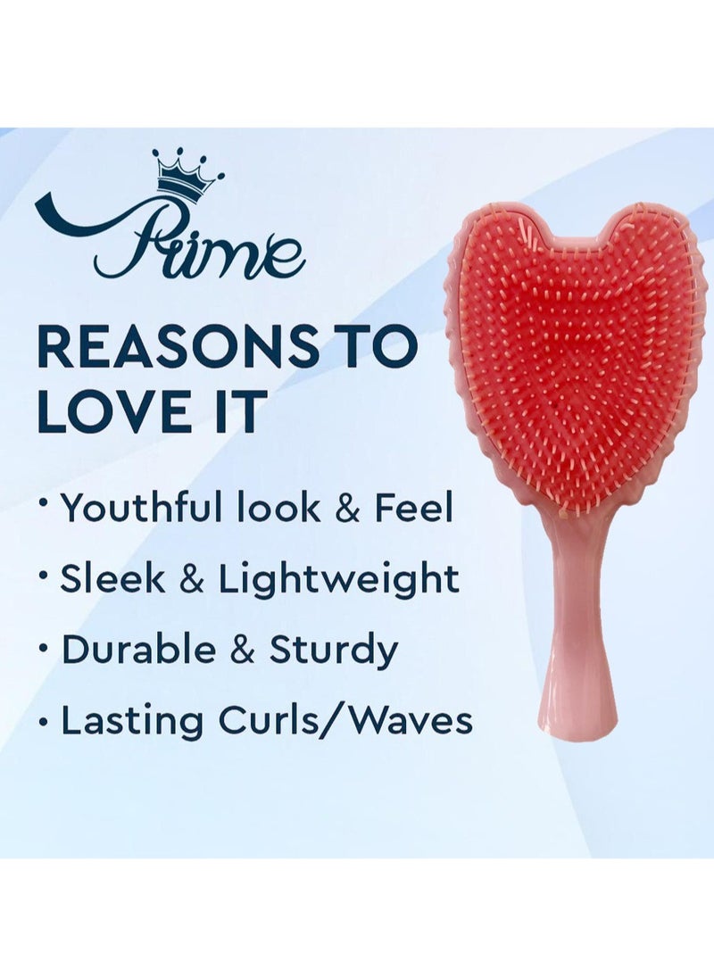 Prime by javaudan Hair Brush Wet Tangle Detangler Mini Hairbrush Comb for Women  - Image 2