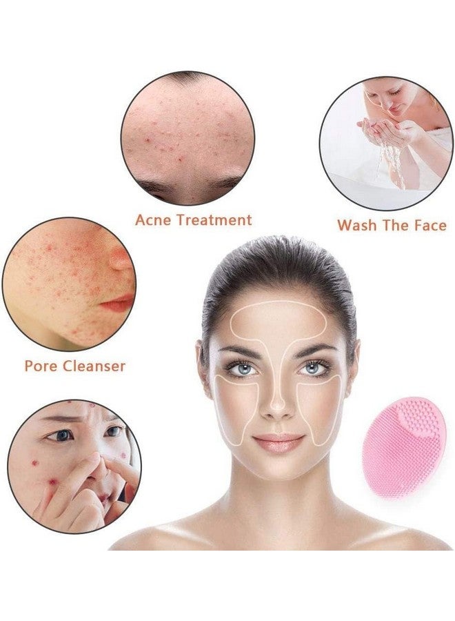 KitchenFestÂ® Silicone Face Cleansing Deep Pore Skin Care Scrubber Beauty Soft Bristle Blackhead Remover Exfoliator Brush, Multicolor (3) - Image 5