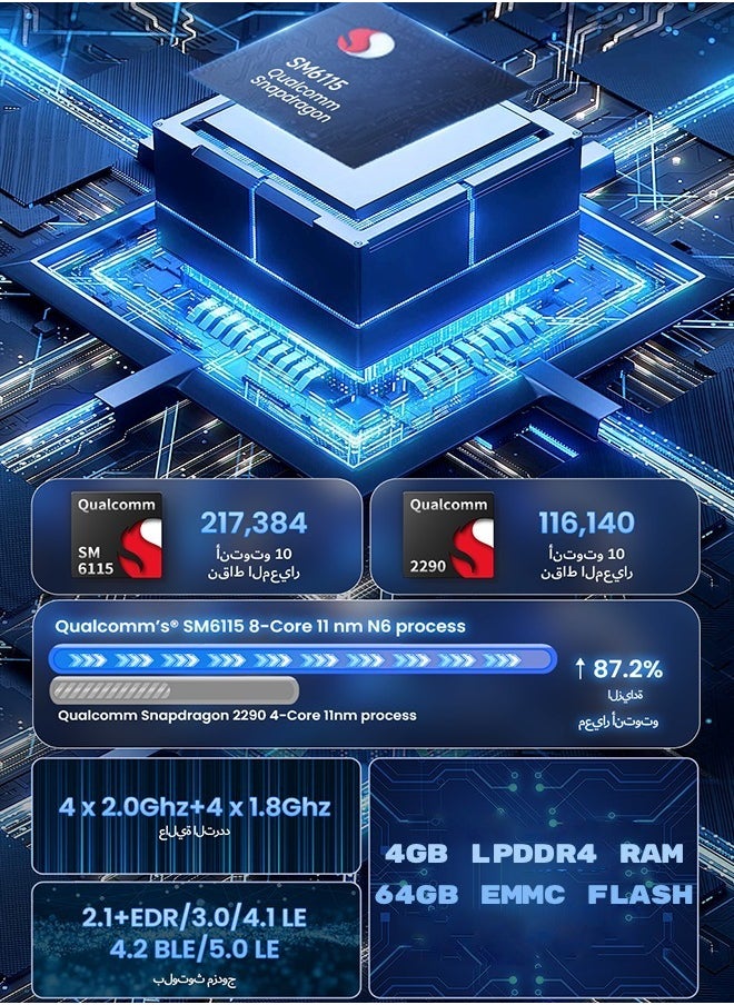 كار لينكيت - كارلينكيت إس إم 6115 كاربلاي آي بوكس 8 نوى أندرويد 13 صندوق بث تلفزيوني للسيارة لاسلكي كاربلاي أندرويد صندوق تلقائي 4 جرام إل تي إي واي فاي 4 جيجابايت + 64 جيجابايت - Image 1