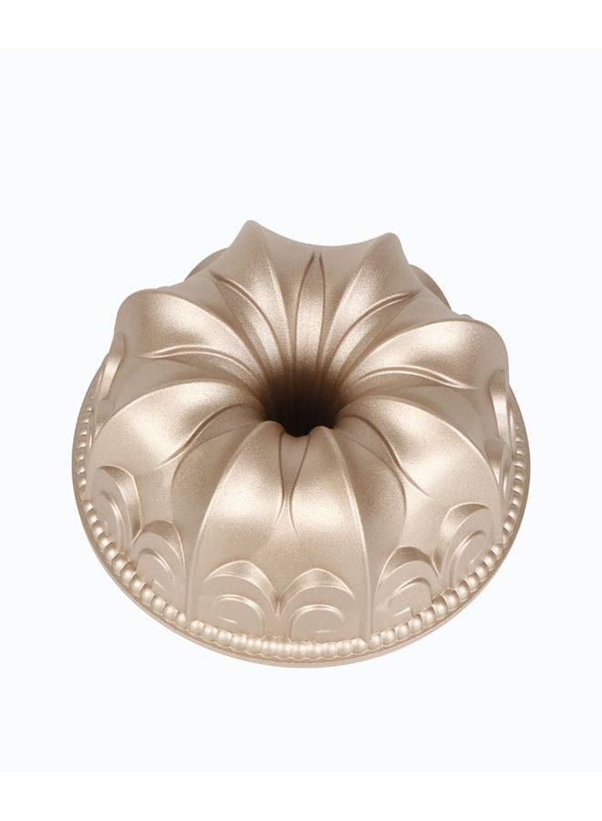 PROCILA Aluminium Granite Non-Stick Lily Flower Mould Pan Beige 24cm - Image 2