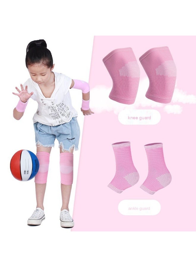 طقم واقيات رياضية صيفية للأطفال - وسادات رقيقة للركبة والكوع ضرورية ضد السقوط