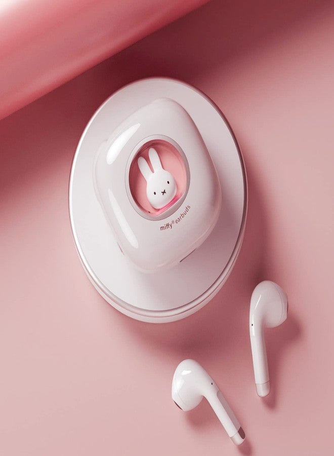 MiPow Miffy Bluetooth Wireless Earbuds Headset (Pink)，IPX5 Waterproof Ear Buds Headphones - Image 3