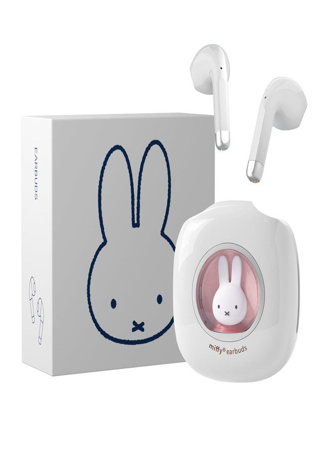 MiPow Miffy Bluetooth Wireless Earbuds Headset (Pink)，IPX5 Waterproof Ear Buds Headphones - Image 1