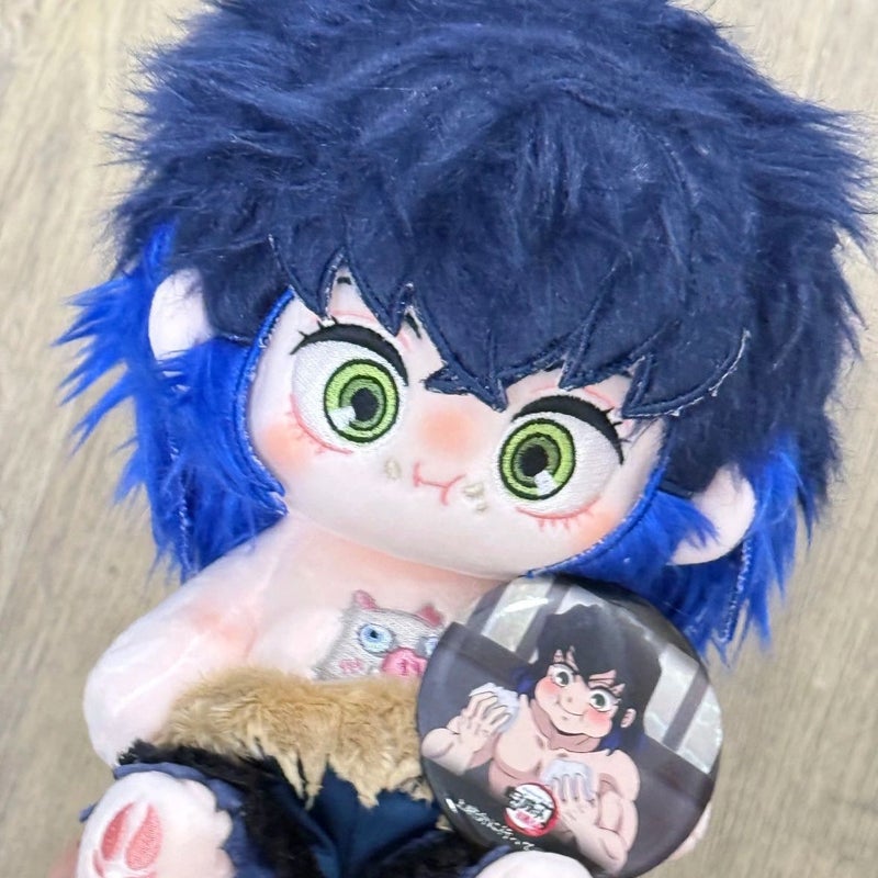 Demon Slayer Inosuke 20cm Plush Cotton Doll - Image 2