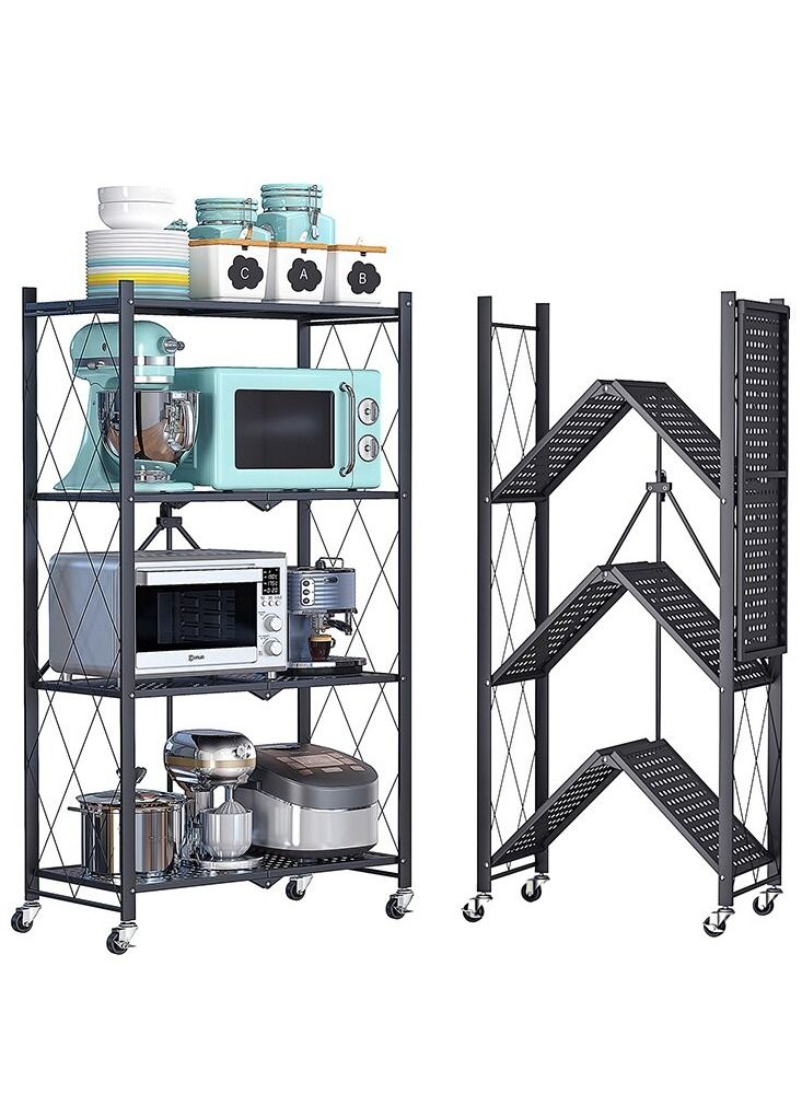 DubaiGallery Foldable Storage Rack Black - Image 2