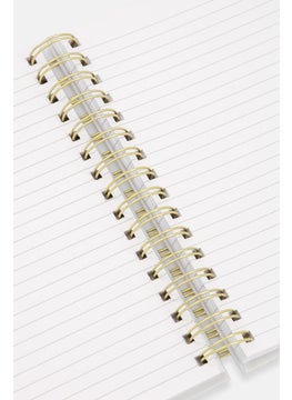 Paperbuzz Floral Printed Spiral Ruled Notebook, Cream Combo  - Image 2