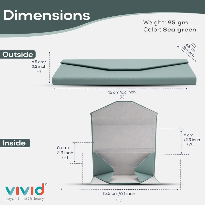 VIVID Unisex Adult Lightweight Eyewear Specs Case Cover | Protect Eye Glasses | Chashma Dibbi | Spectacle Box - Image 2