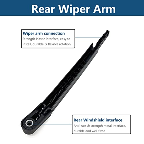 DUILEO Rear Windshield Wiper Arm with Wiper Blade for Lincoln Navigator 2009-2016 Ford Expedition 2009-2017 Rear Windshield Back Wiper Arm Blade Replacement OEM # 9L1Z17528B, 9L1Z17526A - Image 4