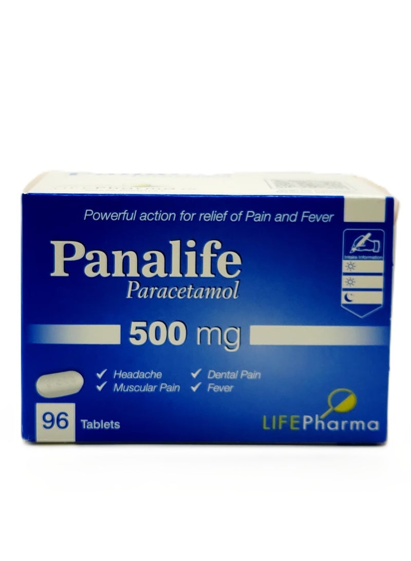 Panalife Panalife tablets 500mg  96'S - Image 1