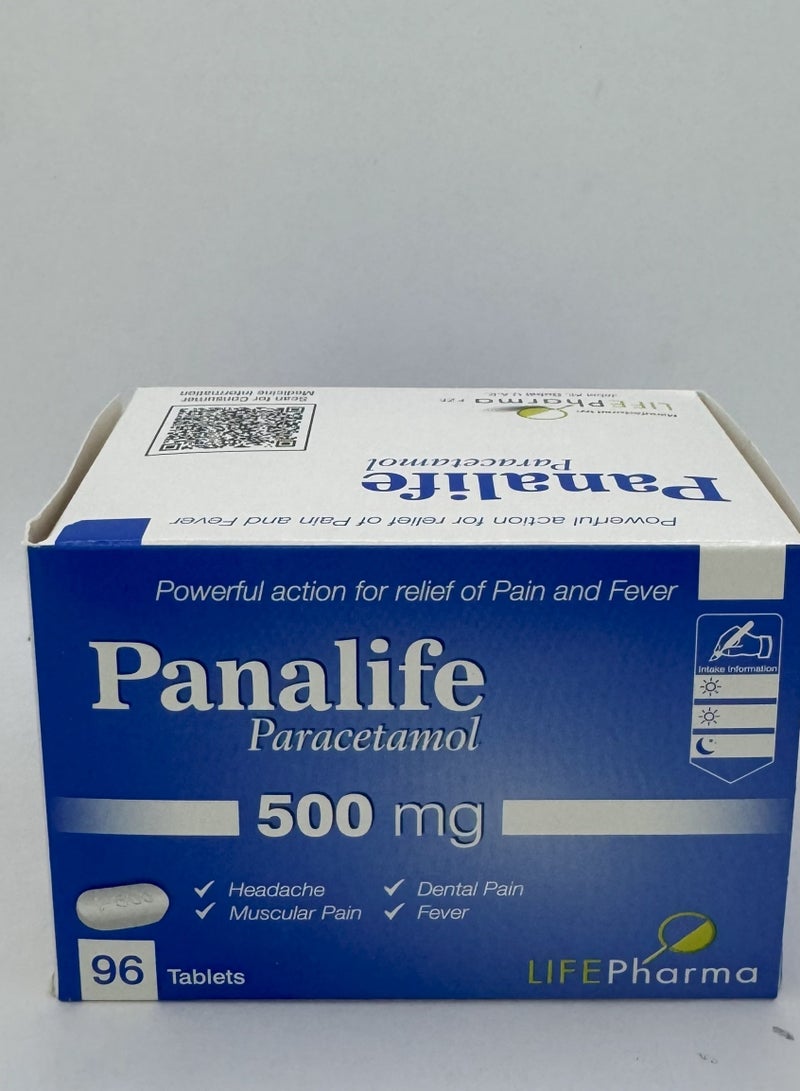 Panalife Panalife tablets 500mg  96'S - Image 2