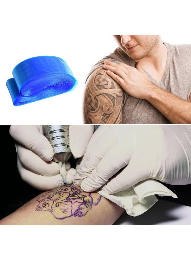 Hisight Tattoo Clip Cord Covers 200pcs Heavy Duty Disposable Hygiene Tattoo Clip Cord Sleeves Covers Supply Tattoo Machine Gun Accessories (blue-200) - Image 5