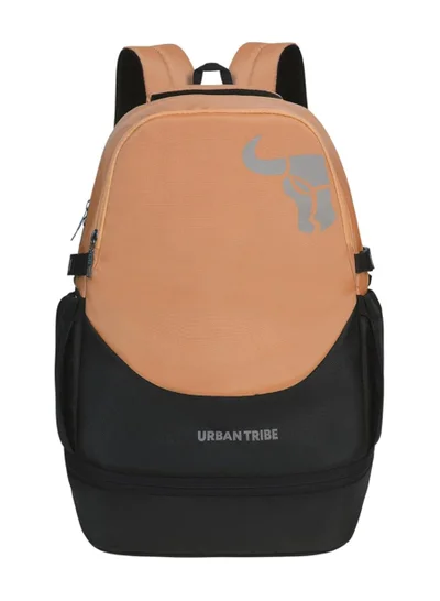 إربان ترايب URBAN TRIBE UthGear 33 Ltrs Stylish & Trendy |Water Ressistant |School Bag For Kids | Boys & Girls (7 to 10 Year) Peach/Black