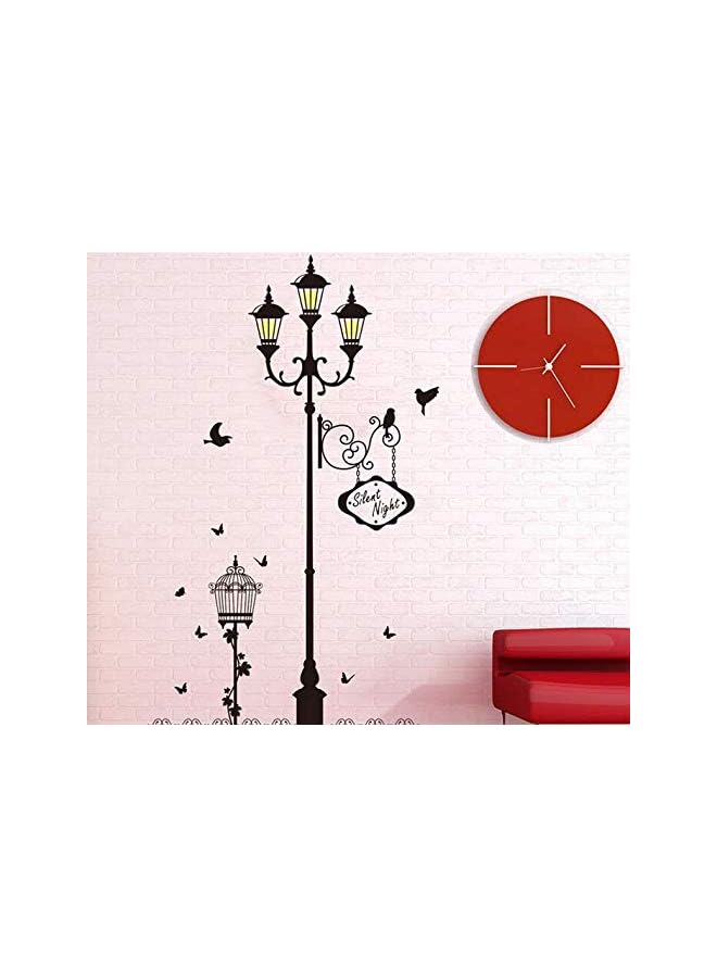 Zaboon Theme Street Lamp Bird Bedroom Living Room Decoration Decorate Wall Stickers Mural Decals - Image 4