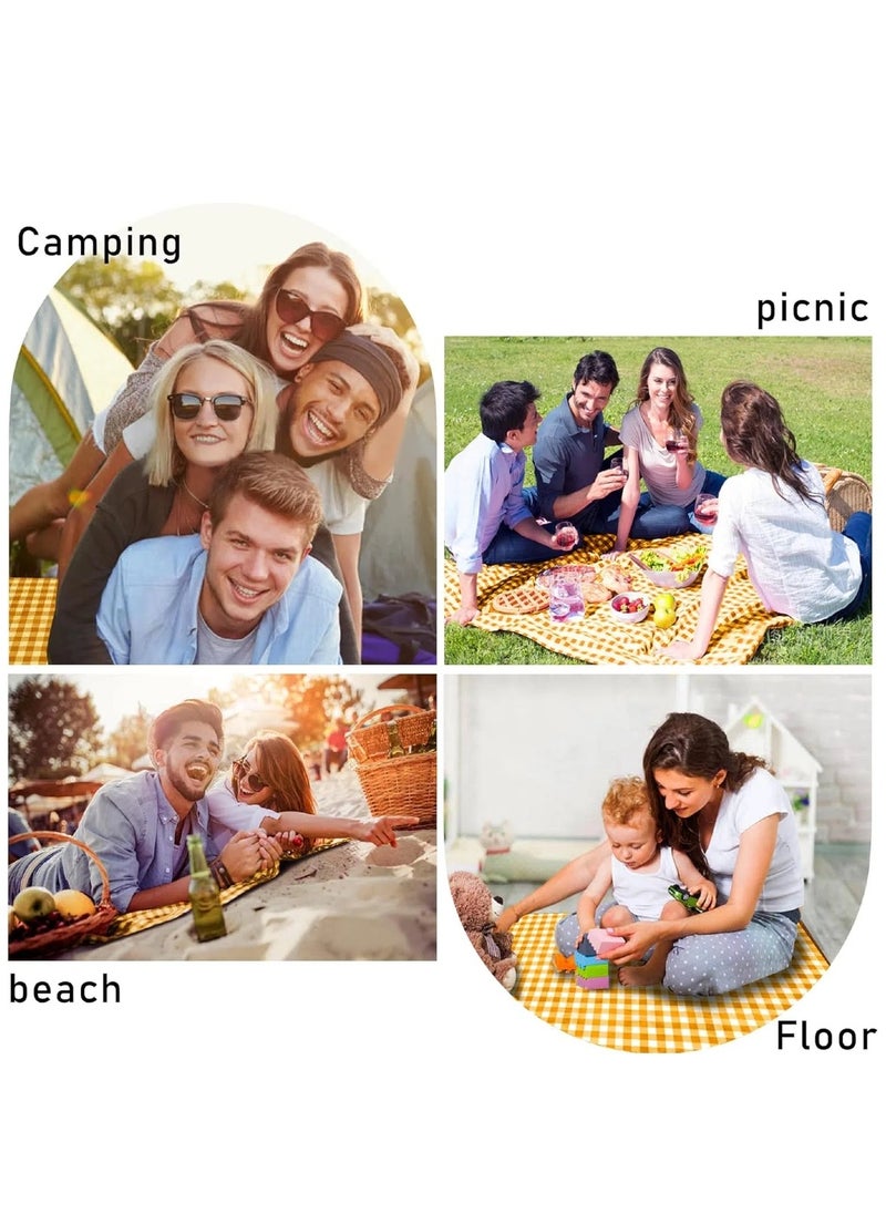 CHU DAI XXL 2.5x2m Desert-Proof Picnic Mat for 8-10 People – Waterproof & Sand-Resistant Extra Thick Family Blanket (UAE/Saudi Beach & Camping)  - Image 3