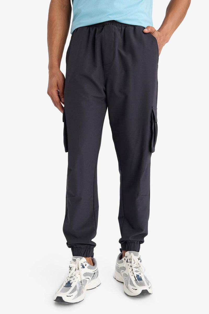 DeFacto Grey Man Slim Fit Woven Jogger Casual - Image 5
