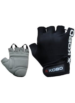 Kobo Power Grip Wtg-05 Gym Gloves Black/Grey (Large)  - Image 2