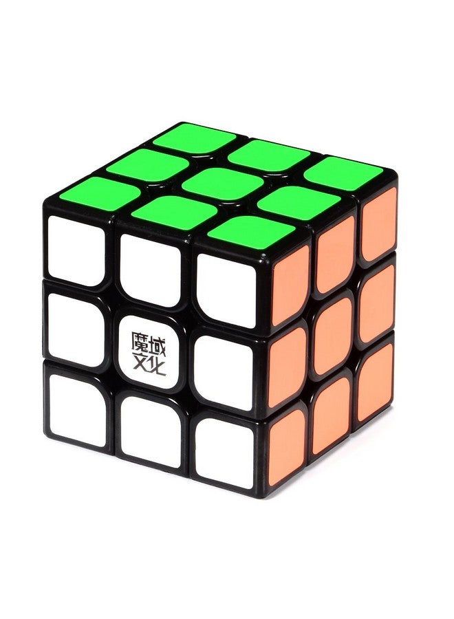 مو يو مكعب السرعة مويو آولونغ V2 3x3x3 الإصدار المحسن باللون الأسود - Image 1