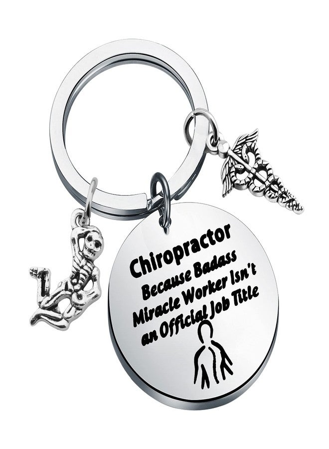 MYOSPARK Chiropractor Keychain Massage Therapist Gifts Spine Specialist Gifts Thank You Gift for Chiropractor (Chiropractor KC) - Image 1
