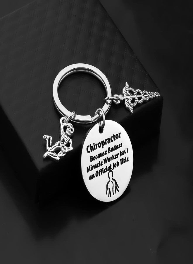 MYOSPARK Chiropractor Keychain Massage Therapist Gifts Spine Specialist Gifts Thank You Gift for Chiropractor (Chiropractor KC) - Image 4