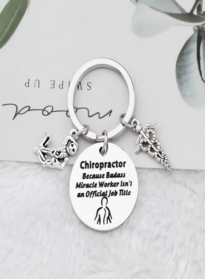 MYOSPARK Chiropractor Keychain Massage Therapist Gifts Spine Specialist Gifts Thank You Gift for Chiropractor (Chiropractor KC) - Image 3
