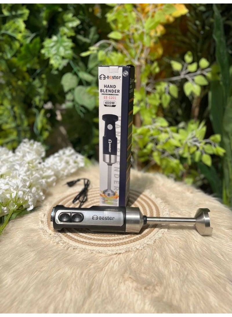 Master your daily meal prep and create perfect soups, smoothies, and sauces effortlessly with the high-performance Bester Hand Blender. Engineered with a powerful, heavy-duty motor and durable stainless steel blades, this premium immersion blender features an ergonomic non-slip handle and an easy-to-clean design, offering a sleek, versatile, and time-saving solution for the modern kitchen. - Image 2