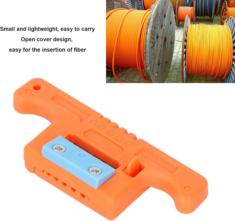 KANASI Optical Fiber Stripper, 5 Wire Stripping Channels Longitudinal Safe Cable Splicing Tool for Ribbon Fiber Cable - Image 4