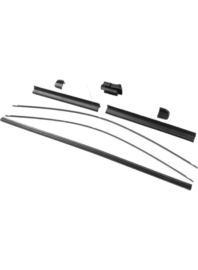 AOLIN Boneless Wiper Blade/Wiper Strip For Dongfeng, Nissan, New Qida [2011 Model To Present], New Sylphy [2012 Models], Original Size Rubber Strip - Image 2