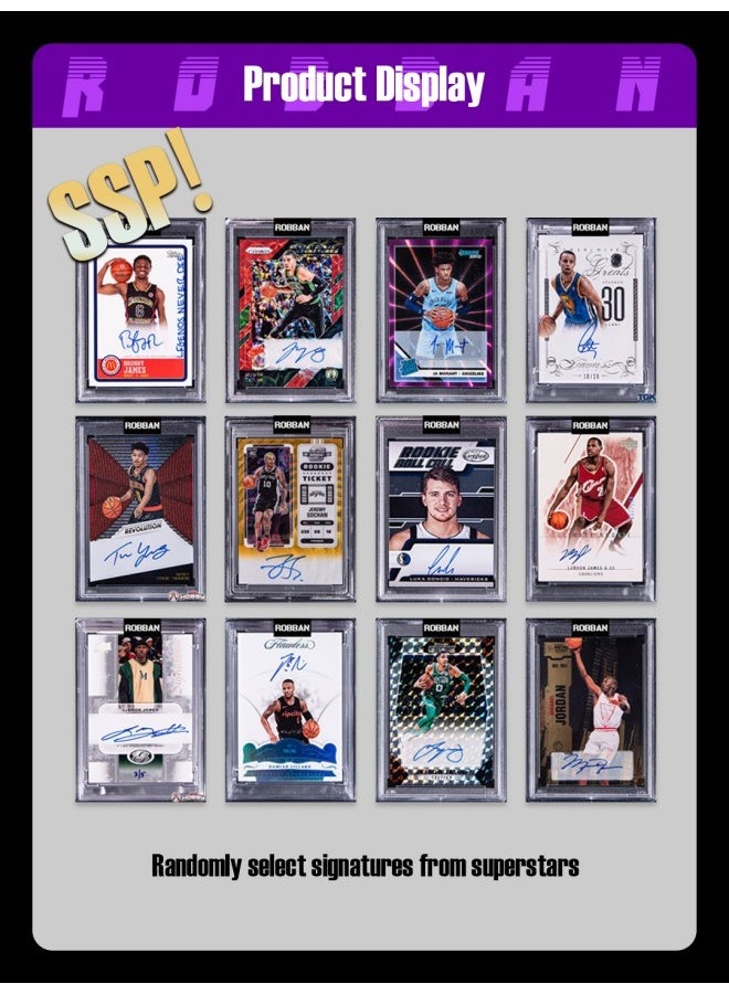 Logoman 1/1 Includes Signed Finds LeBron James Stephen Curry Kevin Durant James Harden 1Variation & 1 Autographed Per Mystery Box Basketball Sports Trading Cards - Image 4