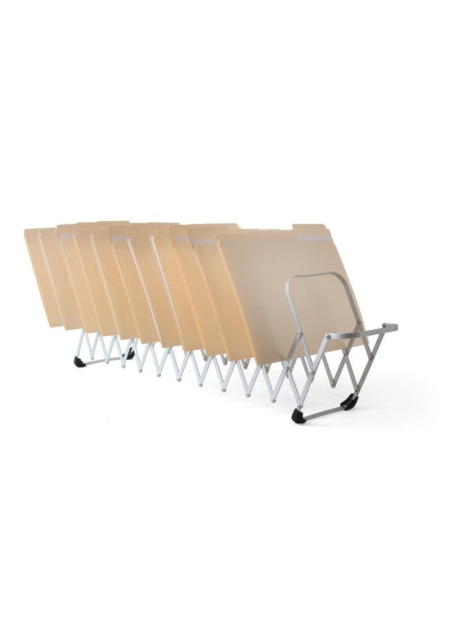 LEE - 14112 Flexifile Recycled Expandable Collator/Organizer File 12 Sections 6D Silver - Image 1