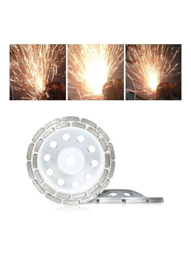 NIBEMINENT Grinding Wheel Disc Silver 18x2.4x18cm - Image 3