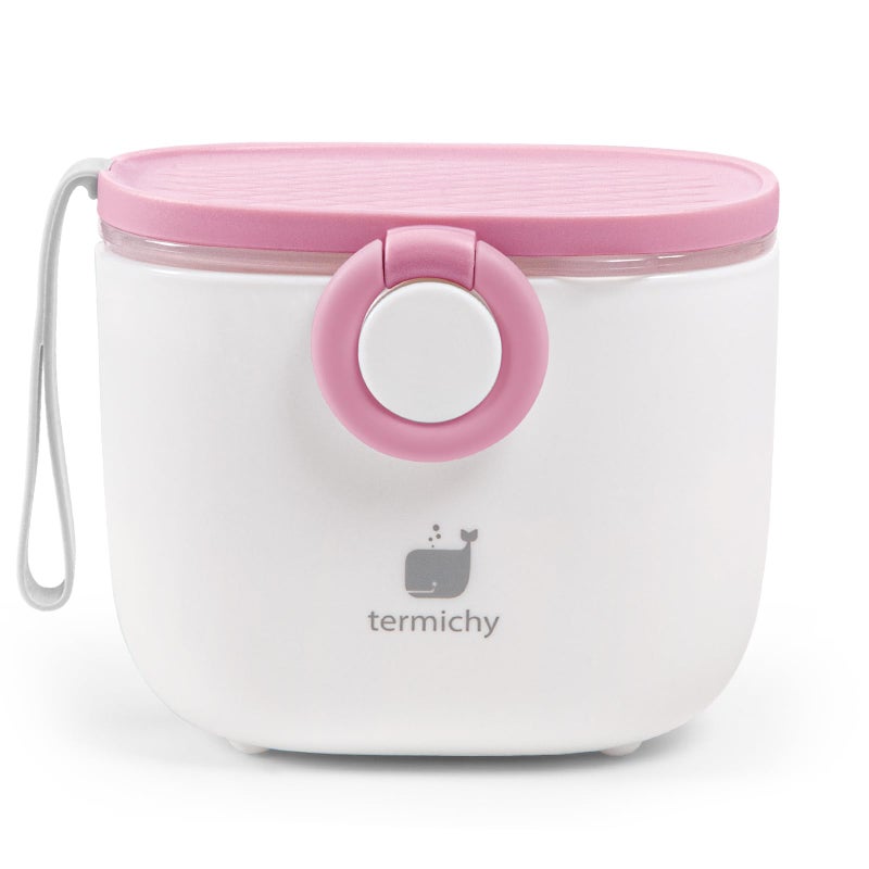 Termichy Baby Formula Dispenser, Portable Milk Powder Dispenser Container with Carry Handle and Scoop for Travel Outdoor Activities with Baby Infant, 8.8OZ, 0.55LB, 250g,500ml (Baby Pink) - Image 1