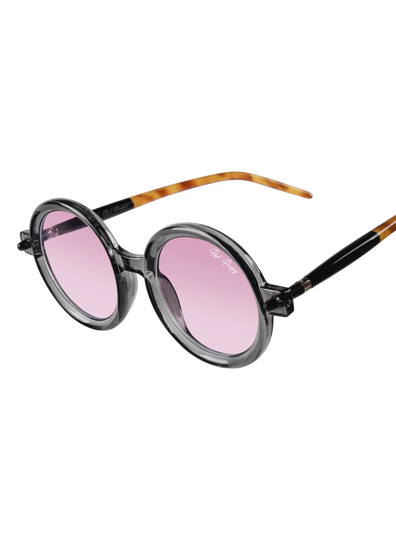 Woggles Swirl Pink Round Sunglasses| 100% UV Protected| Men & Women