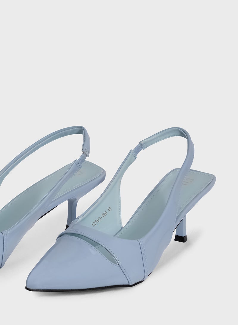 ELLA Sling Back Heeled Pump  - Image 4