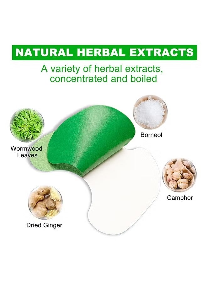 Sefudun Topical Ginger Knee Pain Relief Patch, Herbal Knee Therapy Patch Knee Pain Relief Patch, 12Patches - Image 4