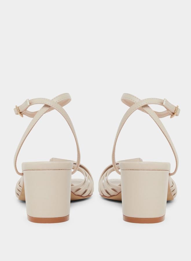 RAID Aanvi Strappy Knotted Block Heel Sandals - Image 4