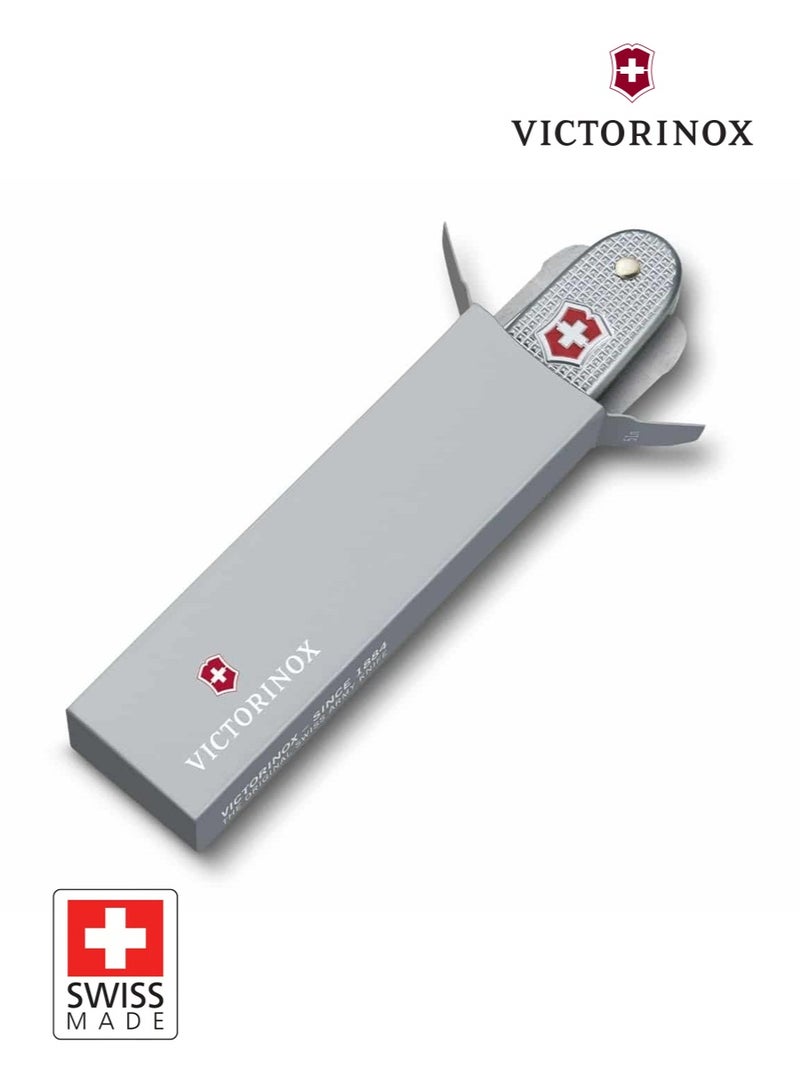 Victorinox Swiss Army 1 Alox Knife – Lightweight Premium Alox Body with Single Blade for Travel, Cutting Rope, Wood, and Snacks - Image 2