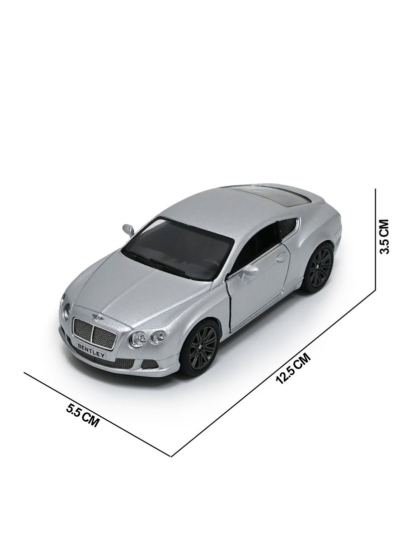 Kinsmart 2012 Bentley Continental GT Speed Car Die Cast Metal Doors Openable Pull Back Action Toy  - Image 4