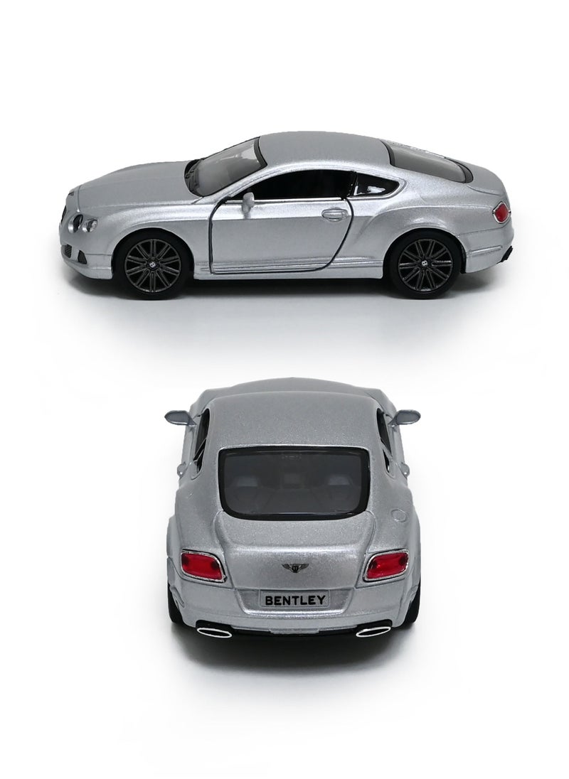 Kinsmart 2012 Bentley Continental GT Speed Car Die Cast Metal Doors Openable Pull Back Action Toy  - Image 3